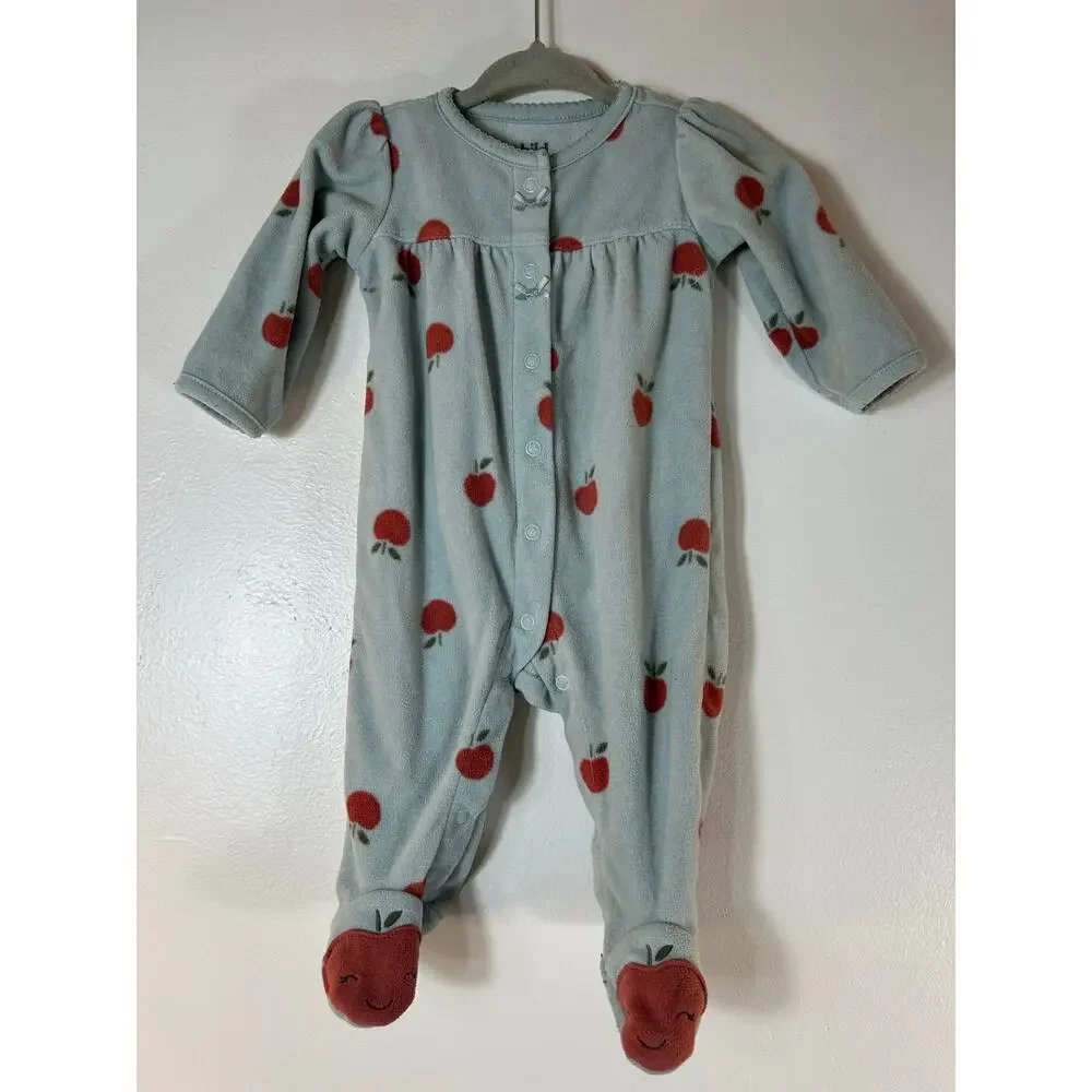CHILD OF MINE by Carter’s Girl’s Fleece Footed Pajama / Size: 0-3 Months